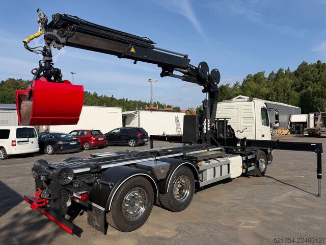 Innri hleðslutæki Volvo FMX 450 6x2*4, Hooklift + 26t/m Crane, YM: 2018