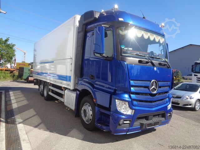 รถบรรทุกเครื่องดื่ม MERCEDES-BENZ Actros 2542 L 7,3 M Schwenkwand LBW Heizung
