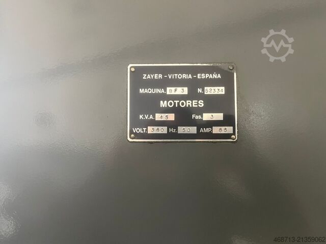 Fresadora de bancada fija Zayer BF3