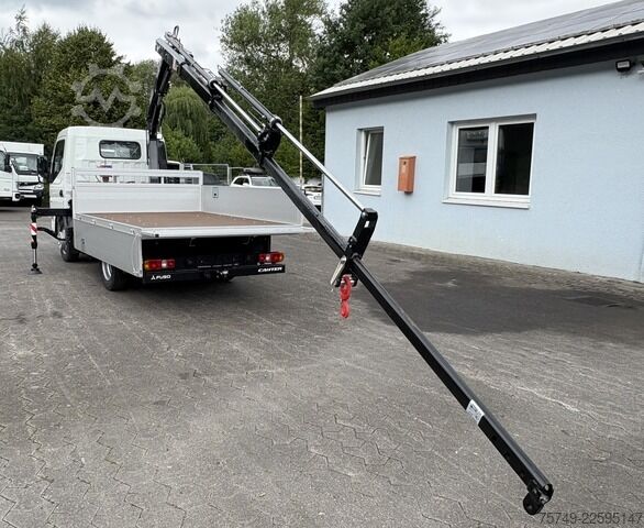 Sunkvežimis su kranu ir furgonu Fuso 3S15 Alu Pritsche 2.80m Ladekran Funk! sofort verfügbar!