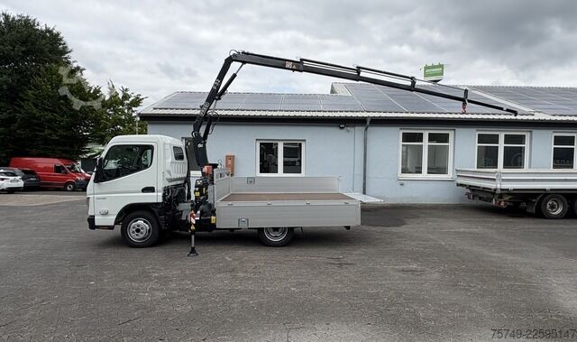 Sunkvežimis su kranu ir furgonu Fuso 3S15 Alu Pritsche 2.80m Ladekran Funk! sofort verfügbar!