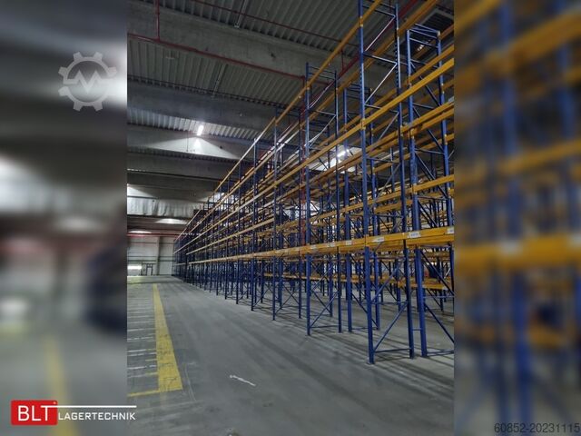 Estantería para cargas pesadas, estantería industrial, estantería de gran altura Jungheinrich Delta - 50,4 lfm, Höhe 7,5m Boden + 3 Ebenen | Fachlast 2700kg