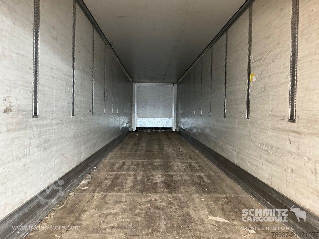 Sandučara poluprikolica Krone Trockenfrachtkoffer Standard Ladebordwand