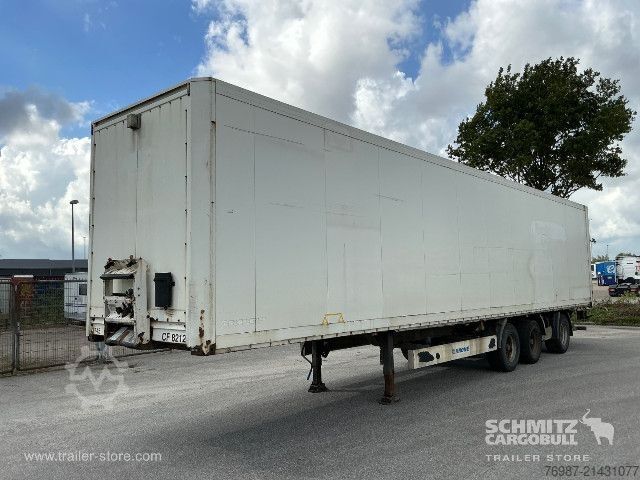 Sandučara poluprikolica Krone Trockenfrachtkoffer Standard Ladebordwand