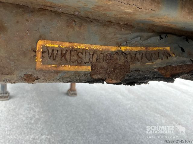 Sandučara poluprikolica Krone Trockenfrachtkoffer Standard Ladebordwand