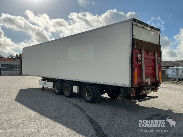 Sandučara poluprikolica Krone Trockenfrachtkoffer Standard Ladebordwand