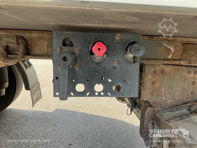 Sandučara poluprikolica Krone Trockenfrachtkoffer Standard Ladebordwand