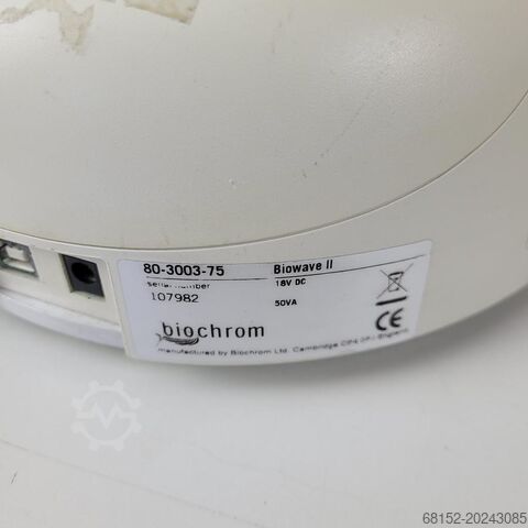 BIOCHROM WPA Biowave II UV/synlig spektrofotometer BIOCHROM WPA Biowave II