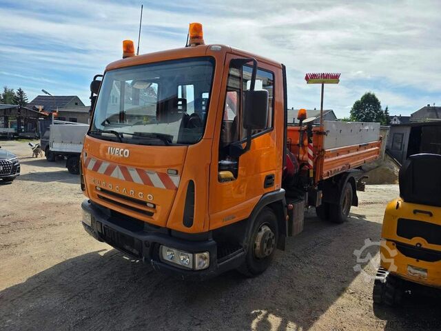 অন্যান্য IVECO 75E15 3-S-Kippoer Meilöer mit Fassi F50 Kran