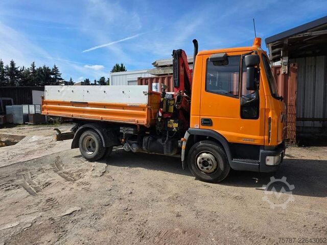 অন্যান্য IVECO 75E15 3-S-Kippoer Meilöer mit Fassi F50 Kran