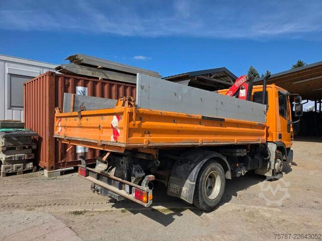 অন্যান্য IVECO 75E15 3-S-Kippoer Meilöer mit Fassi F50 Kran