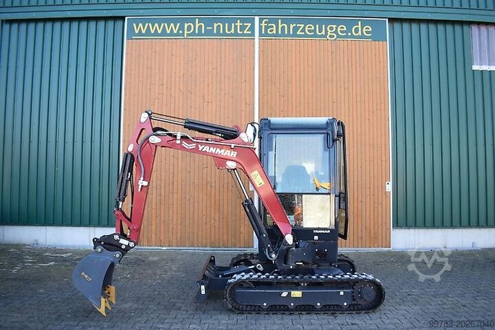 รถตักหน้าขุดหลัง Yanmar SV22, erst. 15h, Hydraulischer Schnellwechseler