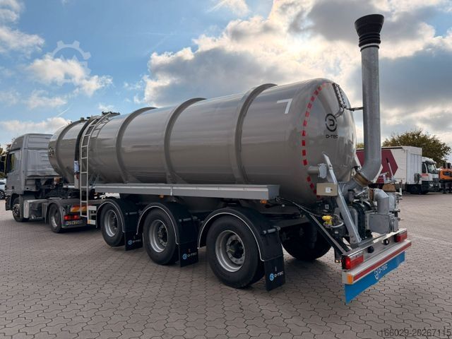 Remorque-citerne semi-remorque D-TEC Gülletanker 30m³ mit Zwangslenkung