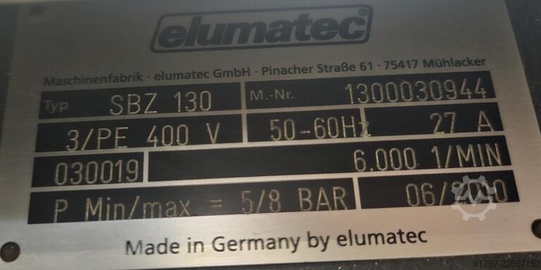 マシニングセンター Elumatec SBZ 130 Elumatec SBZ 130