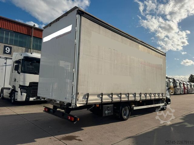 Xe tải thùng bạt phủ rèm IVECO EURO CARGO 75E18 *  * EDSCHA * 2,85 M HOCH