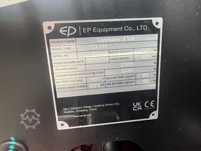 Elektrisk 4 -hjulig gaffeltruck EP TCL101