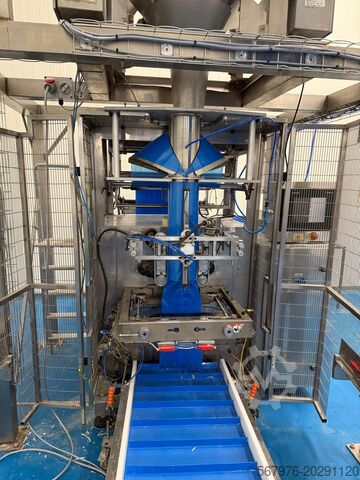 Veiing og pakkesystem VFFS Bagger Bilwinco 14-h Weigher & Sandiacre TG400LDK
