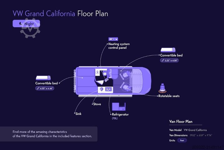 Obytné vozidlo Volkswagen California Coast 2.0 TDI|2022 | EURO 6 | Venditore professionista