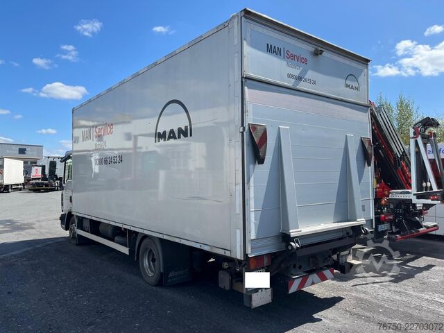 Kastiga kaubik MAN TGL 8.120 4x2 BL Koffer, LBW, Tür
