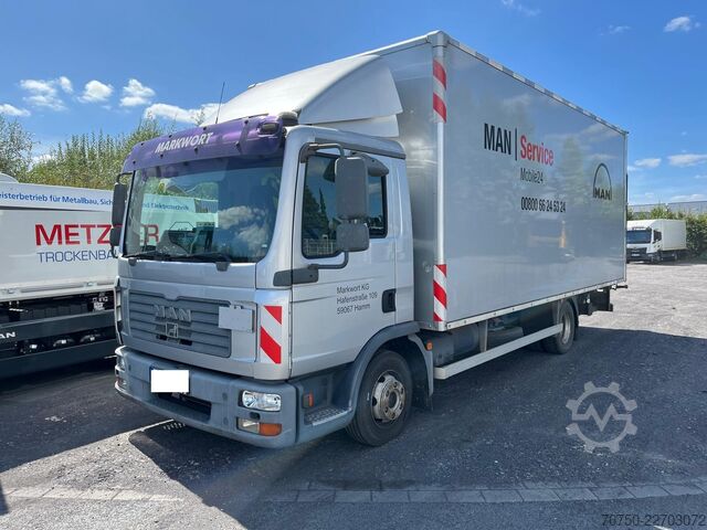 Kastiga kaubik MAN TGL 8.120 4x2 BL Koffer, LBW, Tür