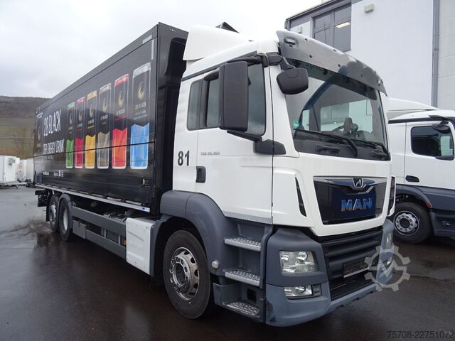 משאית משקאות MAN 26.360 TGS*Schwenkwand*20 Pal*Lift/Lenk*2,5t LBW