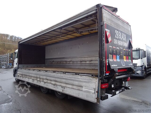 משאית ארגז MAN 26.360 TGS*Schwenkwand*20 Pal*Lift/Lenk*2,5t LBW