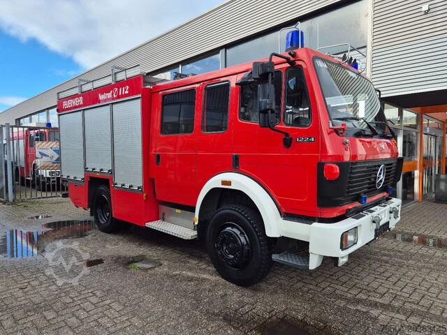محرك ناري Mercedes-Benz SK 1224 4x4 FIRETRUCK/ FEUERWEHR/ 2400L TANK/ E...