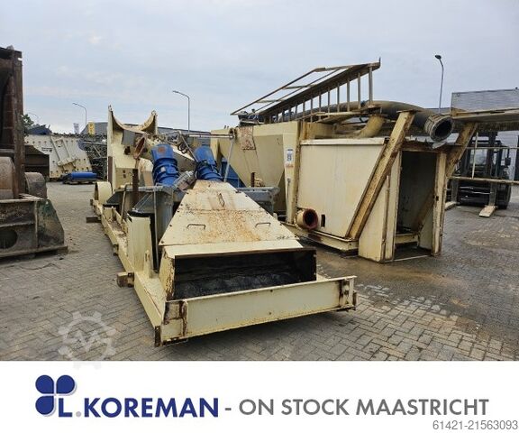Odvodňovacia triedička Sotres s cyklónom Sotres Dewatering screen with Cyclone