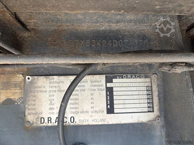 Standard-SZM DAF XF 460 DRACO SCHUIF OPBOUW + PALFINGER PK 29002...