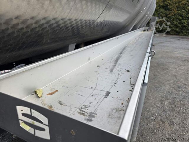 Tanker semitrailer D-TEC Jansky Schwarte TSA, Edelstahl, 30.000 L,Unfall