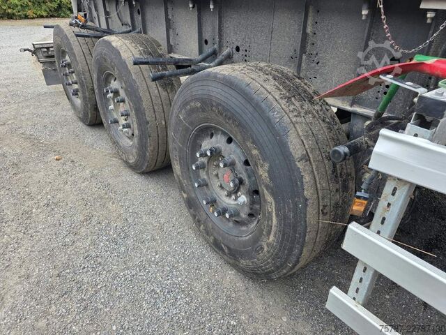 Tanker semitrailer D-TEC Jansky Schwarte TSA, Edelstahl, 30.000 L,Unfall