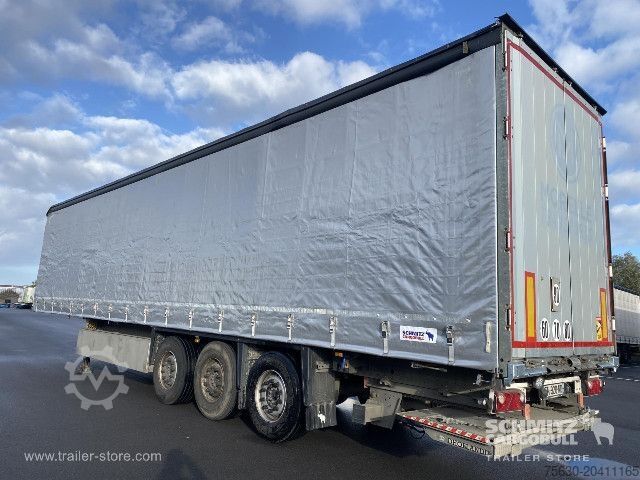 Auflieger mit Pritsche & Plane Schmitz Cargobull Semitrailer Curtainsider Standard Hayon