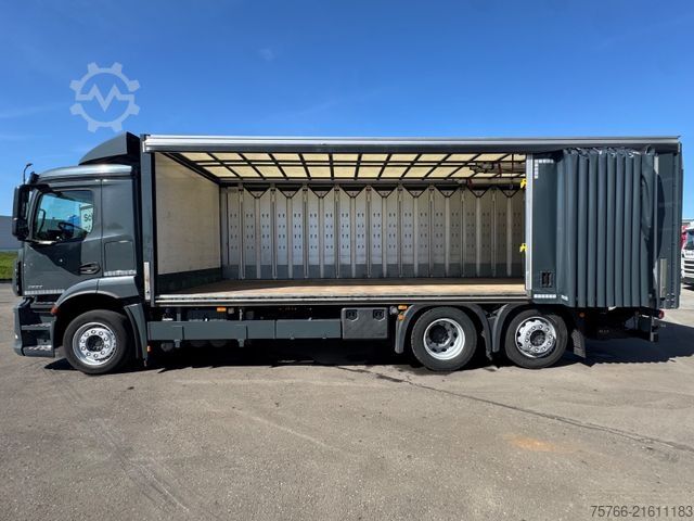 รถบรรทุกเครื่องดื่ม MERCEDES-BENZ ACTROS 2532 / LBW / 2 x AHK / LENKACHSE / 18 PAL