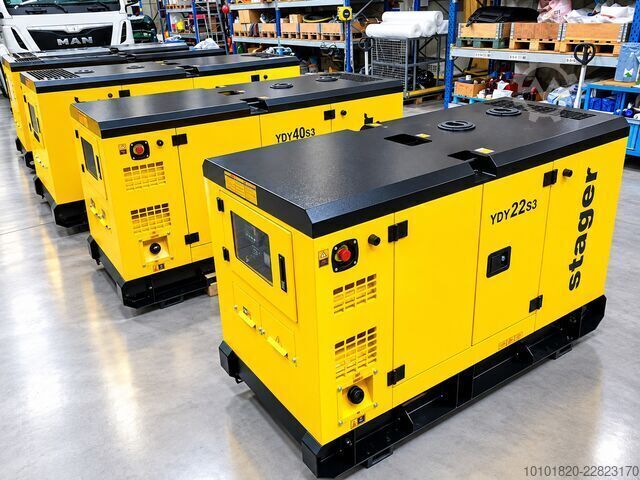 Stager YDY22S3|22 kVA|Diesel|Ljuddämpad Stager Yorking YDY22S3