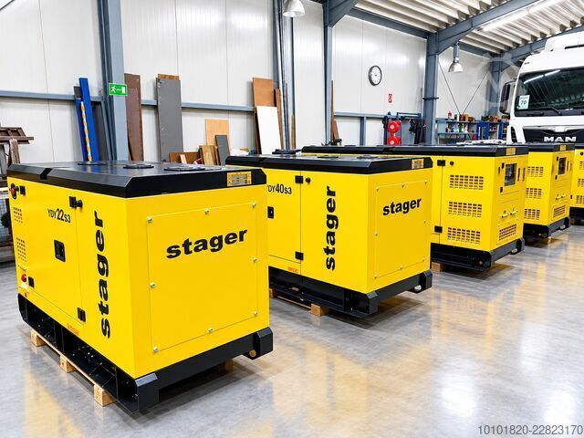 Stager YDY22S3|22 kVA|Diesel|Ljuddämpad Stager Yorking YDY22S3