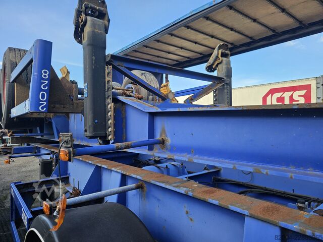 Prevoz zabojnikov MKF METALLBAU CS 20 / STEEL SUSPENSION/ BPW DRUM.