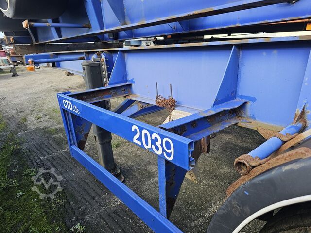 Prevoz zabojnikov MKF METALLBAU CS 20 / STEEL SUSPENSION/ BPW DRUM.