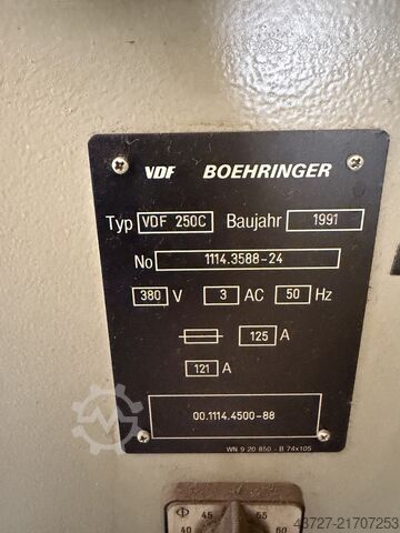 CNC dreiebenk VDF Boehringer VDF 250 C