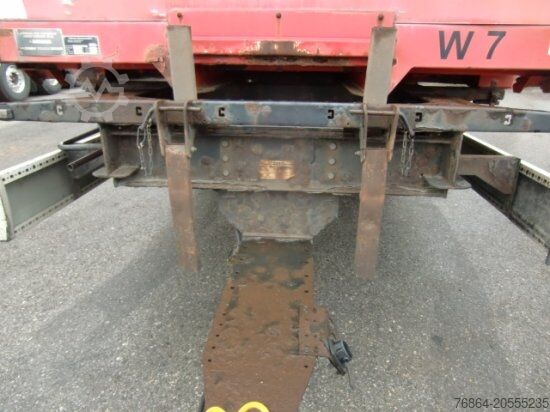 Remorcă cu șasiu interschimbabil KRONE ZZ/DC07 TANDEM-LAFETTE, STANDARD, BPW-ACHSEN, HECKABSTüTZUNG OHNE CONTAINER