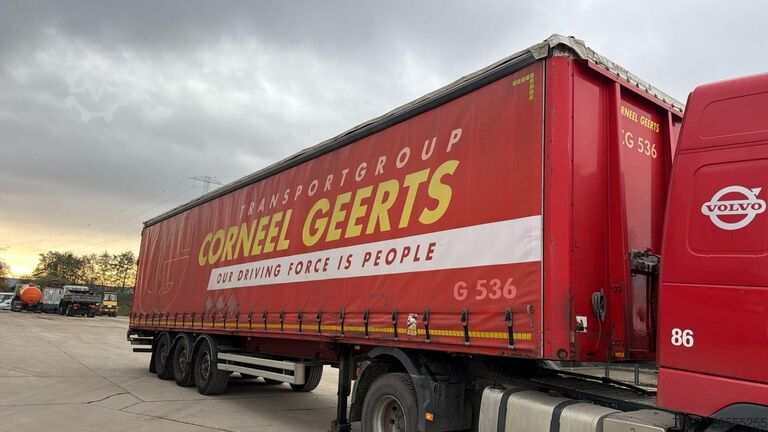 Curtain sided Van Hool 3B2007 (BELGIAN TRAILER IN PERFECT CONDITION / ...