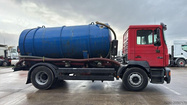 Vacuum truck MAN 18.264 F2000 (11000L / EURO 2 / MANUAL GEARBOX ...