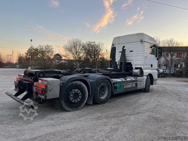 Φορτηγό γερανός roll-off MAN MAN TGX 26.480 USATO SCARRABILE