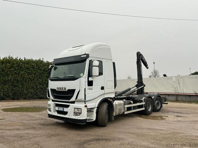 Φορτηγό γερανός roll-off IVECO IVECO STRALIS 500 USATO SCARRABILE