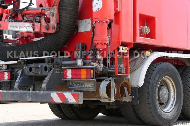 Autocisterna a vuoto MERCEDES-BENZ Actros 4144 8x4 Saugbagger Kipper Funk Euro 5