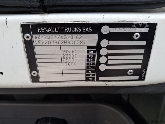 Tentinis puspriekabė RENAULT D 19 WIDE 320 - 4X2 - E6 - TELMA