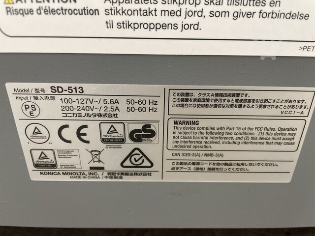 Broschyrfinisher Konica Minolta booklet finisher SD-513