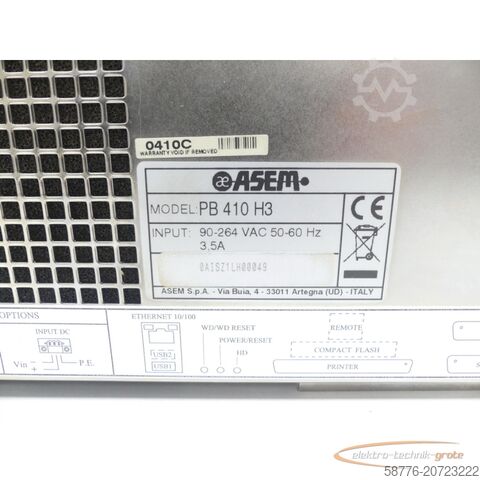 Component  ASEM PB 410 H3 BOX PC SN:0AISZ1LH00049