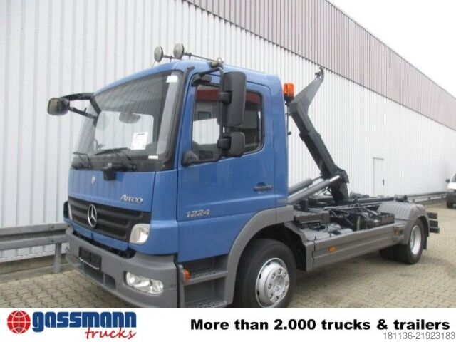 Kanca kasalı yük kamyonu (roll-off) Mercedes-Benz Atego 1224 L 4x2, Multilift City Abroller
