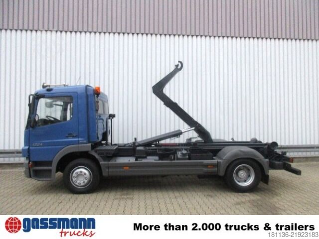 Kanca kasalı yük kamyonu (roll-off) Mercedes-Benz Atego 1224 L 4x2, Multilift City Abroller
