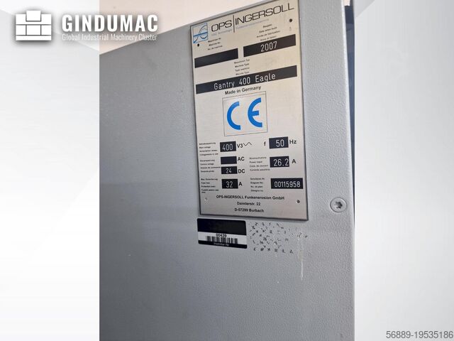 Machine d'électroérosion par enfonçage OPS INGERSOLL Eagle 400
